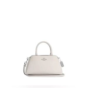 Coach Crossbody White/Ivory Mini Bag in the Style Zuri